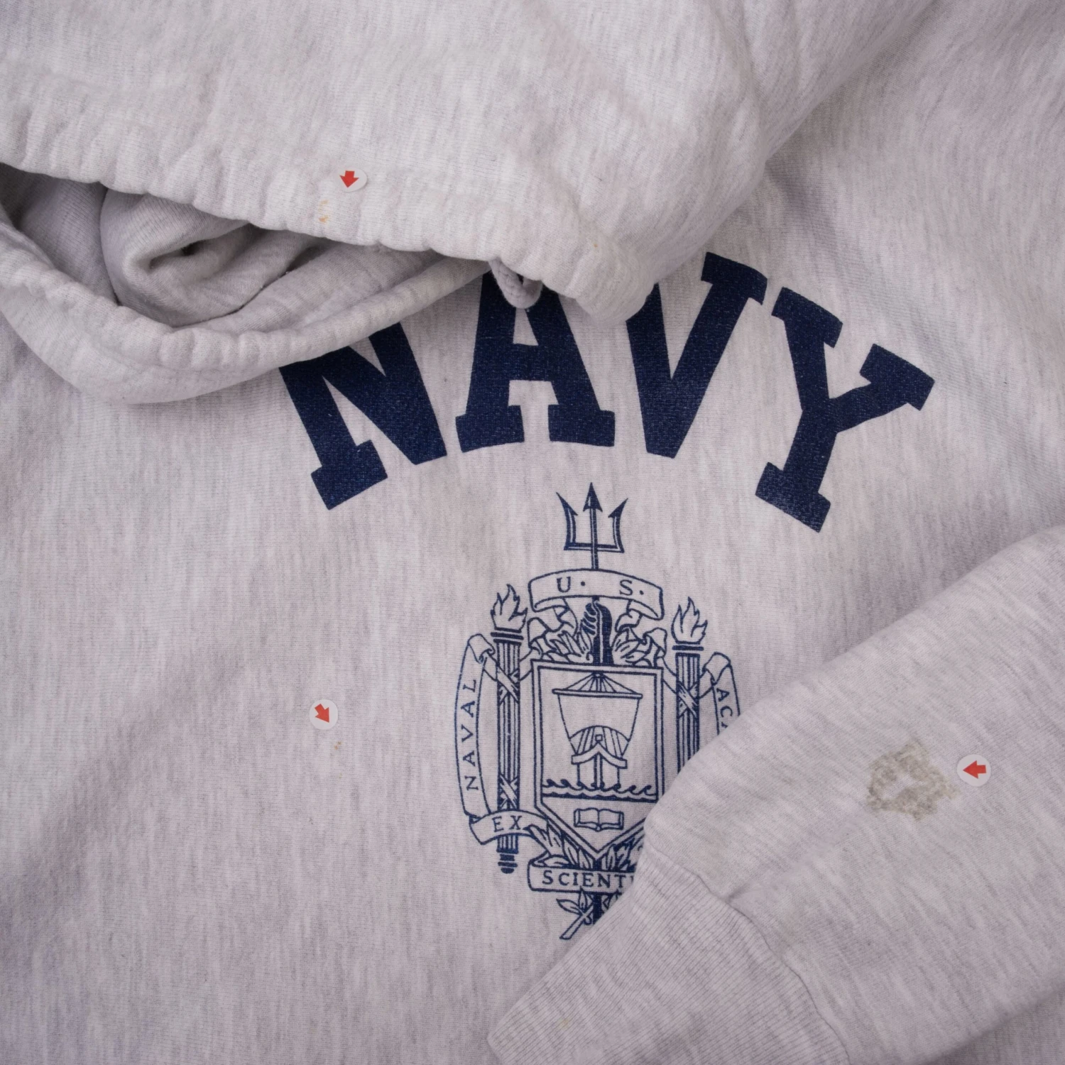 VINTAGE USN US NAVY REVERSE WEAVE HOODIE SWEATSHIRT SIZE LARGE MADE IN USA(Vintage Usn Us Navy Reverse Weave Hoodie Sweatshirt Size Large Made In Usa) 7 VINTAGE USN US NAVY REVERSE WEAVE HOODIE SWEATSHIRT SIZE LARGE MADE IN USA(Vintage Usn Us Navy Reverse Weave Hoodie Sweatshirt Size Large Made In Usa) - Image 7