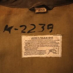 VINTAGE US ARMY M-1943 M43 FIELD JACKET 1945 WW2 SIZE 40R(Vintage Us Army M 1943 M43 Field Jacket 1945 Ww2 Size 40r) -Rare Gear USA Shop DSC 5125 1 1