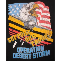 VINTAGE US MILITARY OPERATION DESERT STORM TEE SHIRT 1990S MEDIUM MADE IN USA(Vintage Us Military Operation Desert Storm Tee Shirt 1990s Size Medium Made In Usa) -Rare Gear USA Shop DSC 5146 1