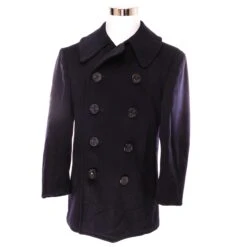 VINTAGE US NAVY PEACOAT WW2 ERA SIZE MEDIUM(Vintage Us Navy Peacoat Size Medium)