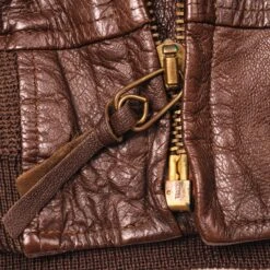 VINTAGE US NAVY G-1 G1 FLIGHT JACKET SIZE 42 55J14 (AER)(Vintage Us Navy G 1 G1 Flight Jacket Size 42) -Rare Gear USA Shop DSC 5209 3