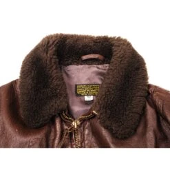 VINTAGE US NAVY G-1 G1 FLIGHT JACKET SIZE 42 55J14 (AER)(Vintage Us Navy G 1 G1 Flight Jacket Size 42) -Rare Gear USA Shop DSC 5212 3