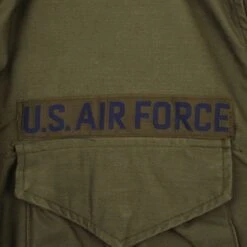 VINTAGE USAF AIR FORCE M65 FIELD JACKET 1978 PATCHED SIZE LARGE REGULAR(Vintage Usaf Air Force M65 Field Jacket 1978 Patched Size Large Regular) -Rare Gear USA Shop DSC 5263