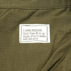 VINTAGE US ARMY TROPICAL COMBAT JACKET RIP STOP 1969 VIETNAM WAR XL REGULAR NOS(Vintage Us Army Tropical Combat Jacket 5th Pattern 1969 Vietnam War Size Xl Regular Deadstock 1) -Rare Gear USA Shop DSC 5283 1