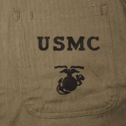VINTAGE USMC HBT P-44 P44 UTILITY JACKET KOREAN WAR 1952 SIZE 36 DEADSTOCK(Vintage Usmc Hbt P 44 Utility Jacket 1952 Size 36 Deadstock) -Rare Gear USA Shop DSC 5396 1