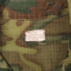 VINTAGE US ARMY TROPICAL COMBAT JACKET 5TH PATTERN ERDL 1968 VIETNAM WAR SIZE LARGE SHORT(Us Army Tropical Combat Jacket 5th Pattern 1968 Vietnam War Size Large) -Rare Gear USA Shop DSC 5422 1