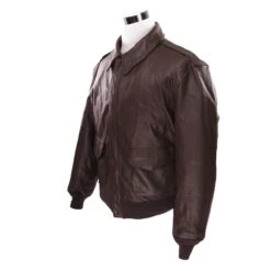 VINTAGE COOPER US AIR FORCE LIGHT LEATHER JACKET TYPE A2 SIZE 44R(Vintage Cooper Us Air Force Light Leather Jacket Type A2 Size 44r)