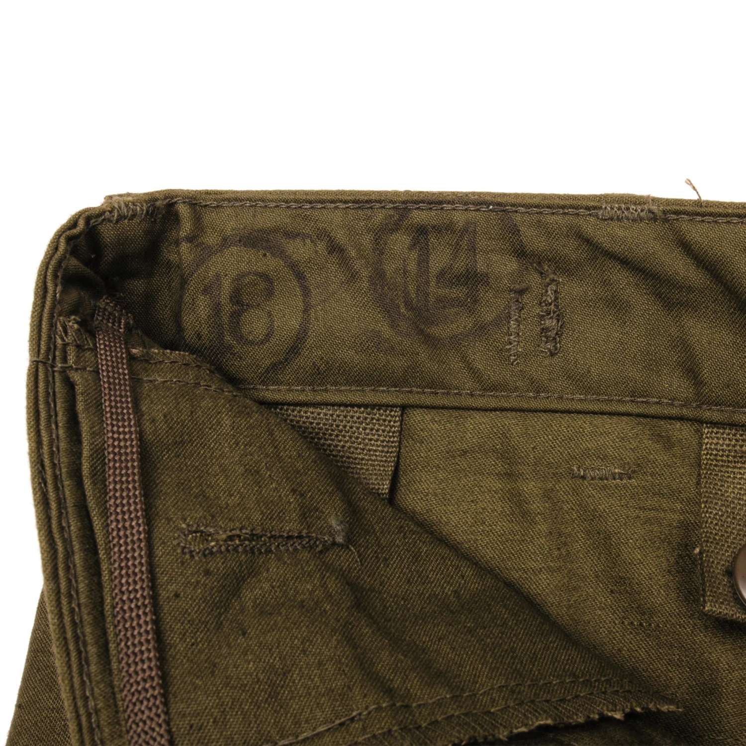 VINTAGE US ARMY M65 FIELD PANTS SATEEN 1976 VIETNAM WAR SIZE SMALL LONG(Vintage Us Army Tropical Combat Pants Vietnam War Size Small) 6 VINTAGE US ARMY M65 FIELD PANTS SATEEN 1976 VIETNAM WAR SIZE SMALL LONG(Vintage Us Army Tropical Combat Pants Vietnam War Size Small) - Image 6