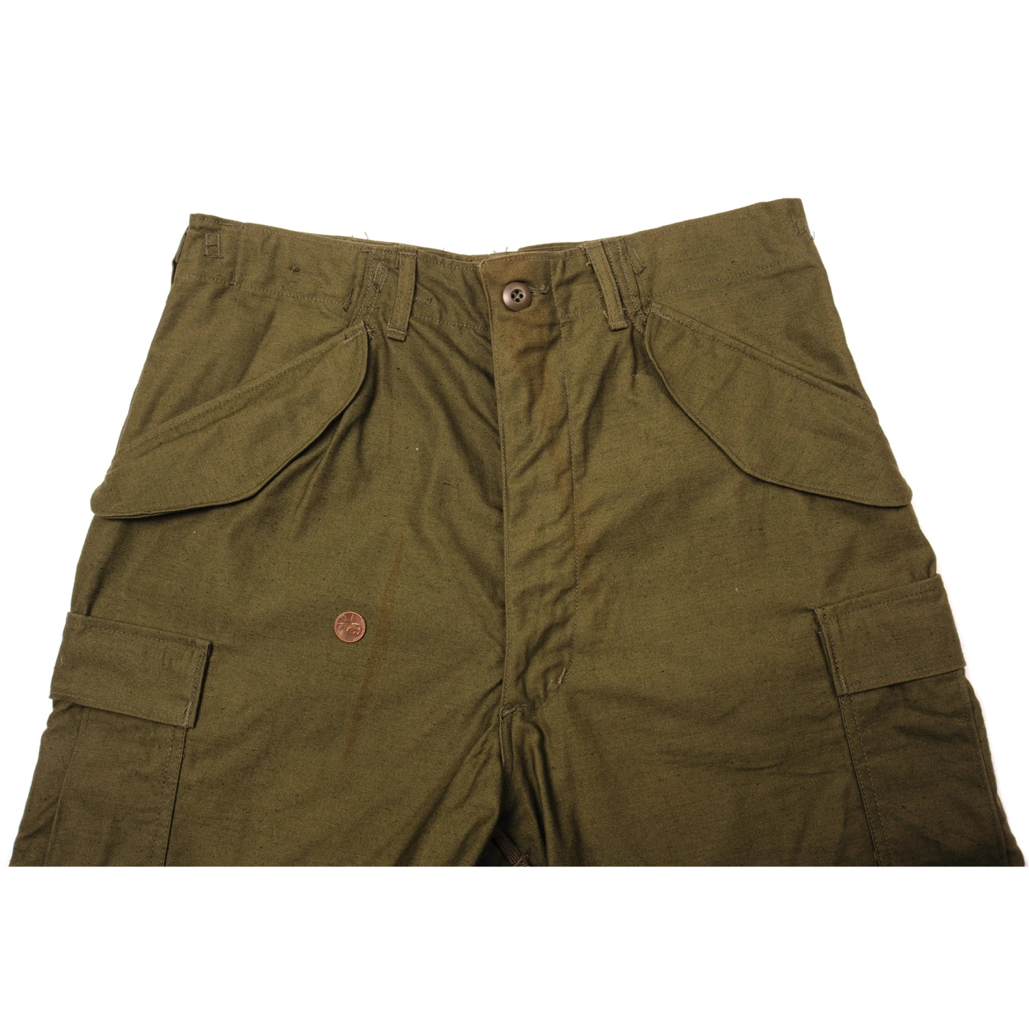 VINTAGE US ARMY M65 FIELD PANTS SATEEN 1976 VIETNAM WAR SIZE SMALL LONG(Vintage Us Army Tropical Combat Pants Vietnam War Size Small) 10 VINTAGE US ARMY M65 FIELD PANTS SATEEN 1976 VIETNAM WAR SIZE SMALL LONG(Vintage Us Army Tropical Combat Pants Vietnam War Size Small) - Image 10