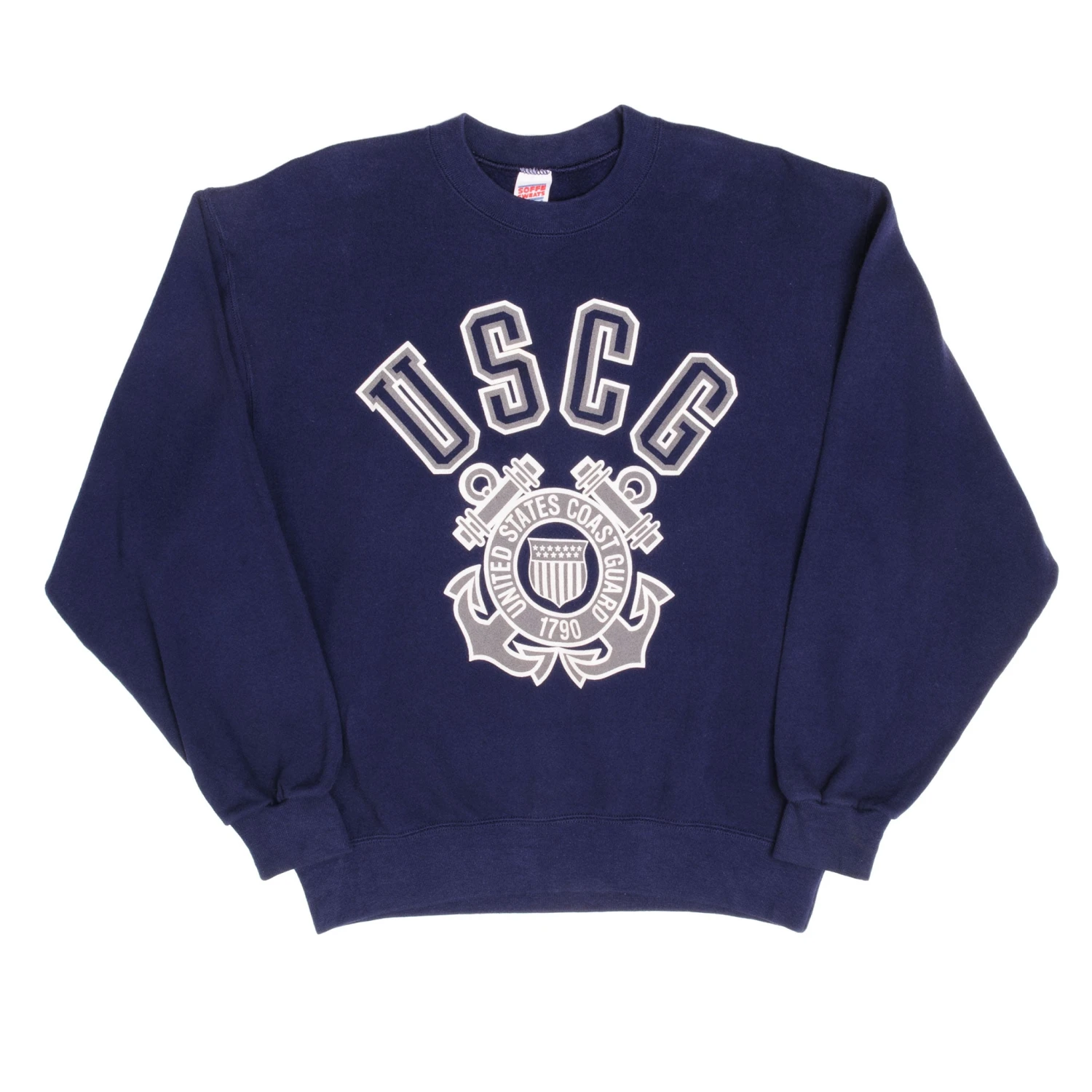 VINTAGE US COAST GUARD SWEATSHIRT SIZE MEDIUM 1990S MADE IN USA(Vintage Us Coast Guard Sweatshirt Size Medium 1990s Made In Usa) 2 VINTAGE US COAST GUARD SWEATSHIRT SIZE MEDIUM 1990S MADE IN USA(Vintage Us Coast Guard Sweatshirt Size Medium 1990s Made In Usa) - Image 2