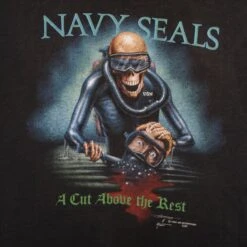 VINTAGE USN US NAVY SEALS A CUT ABOVE THE REST TEE SHIRT 1988 SIZE MEDIUM(Copy Of Vintage Usn Tee Shirt 1991 Size Xl Made In Usa) 12 VINTAGE USN US NAVY SEALS A CUT ABOVE THE REST TEE SHIRT 1988 SIZE MEDIUM(Copy Of Vintage Usn Tee Shirt 1991 Size Xl Made In Usa) -Rare Gear USA Shop DSC 5466