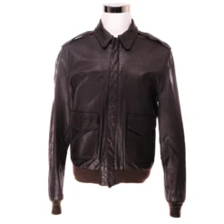 VINTAGE US AIR FORCE FLIGHT JACKET TYPE A-2 SIZE 46L(Vintage Us Air Force Flight Jacket Type A 2 Size 46l)