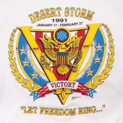 VINTAGE OPERATION DESERT STORM TEE SHIRT 1991 SIZE XL MADE IN USA(Vintage Operation Desert Storm Tee Shirt 1991 Size Xl Made In Usa 3) -Rare Gear USA Shop DSC 5519 0b826a27 3193 445d b2af 5c2d4ded60e5
