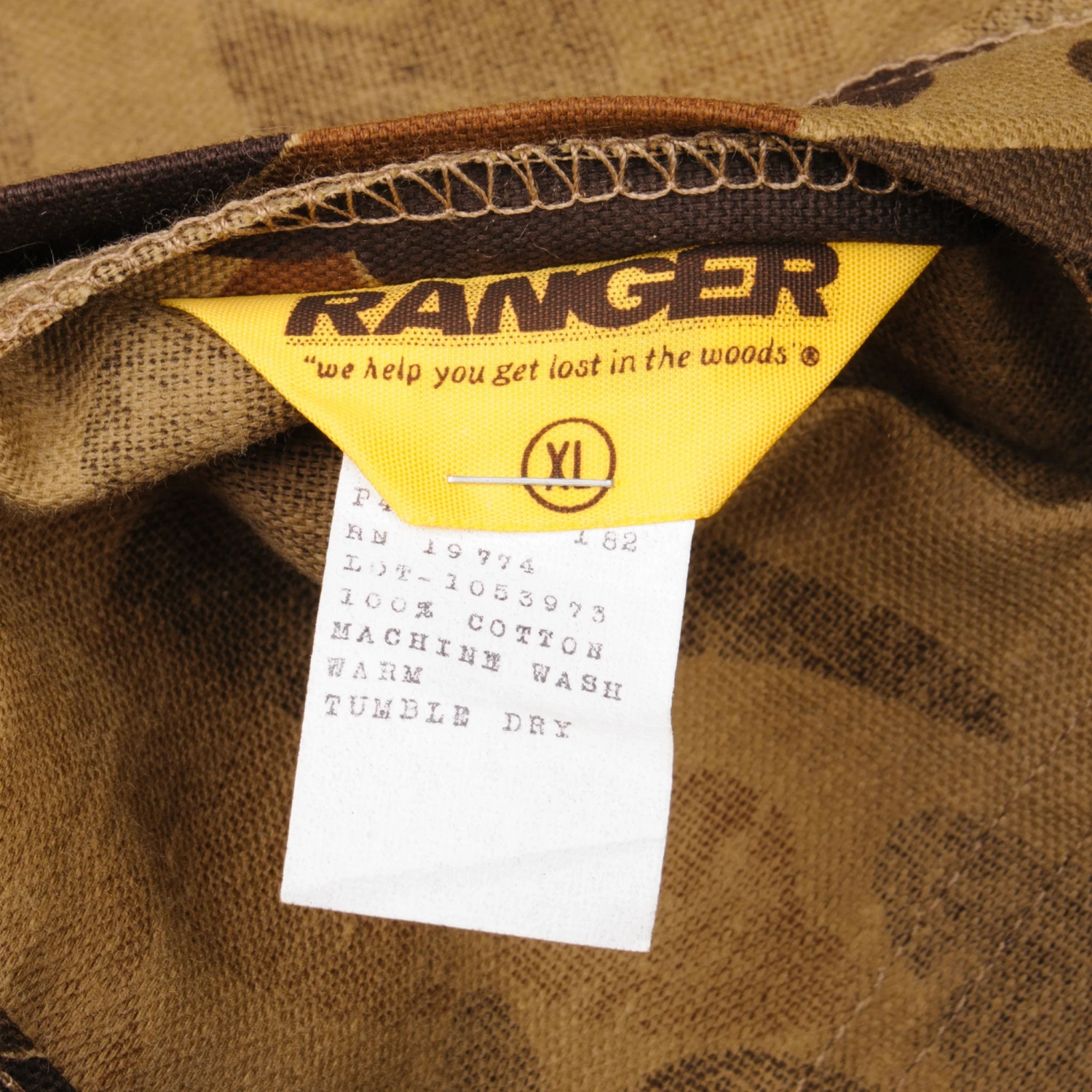 VINTAGE US RANGER CAMO TROUSERS PANTS SIZE XL 1970s(Vintage Us Ranger Camo Trousers Pants Size Xl) 4 VINTAGE US RANGER CAMO TROUSERS PANTS SIZE XL 1970s(Vintage Us Ranger Camo Trousers Pants Size Xl) - Image 4