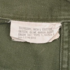 VINTAGE US ARMY UTILITY TROUSERS PANTS OG-107 SATEEN 1964 VIETNAM WAR MEDIUM(Vintage Us Army Utility Trousers Pants Type 1 1964 Vietnam War Medium) 7 VINTAGE US ARMY UTILITY TROUSERS PANTS OG-107 SATEEN 1964 VIETNAM WAR MEDIUM(Vintage Us Army Utility Trousers Pants Type 1 1964 Vietnam War Medium) -Rare Gear USA Shop DSC 5583