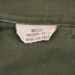 VINTAGE US ARMY UTILITY TROUSERS PANTS OG-107 SATEEN 1964 VIETNAM WAR MEDIUM(Vintage Us Army Utility Trousers Pants Type 1 1964 Vietnam War Medium) 8 VINTAGE US ARMY UTILITY TROUSERS PANTS OG-107 SATEEN 1964 VIETNAM WAR MEDIUM(Vintage Us Army Utility Trousers Pants Type 1 1964 Vietnam War Medium) -Rare Gear USA Shop DSC 5585