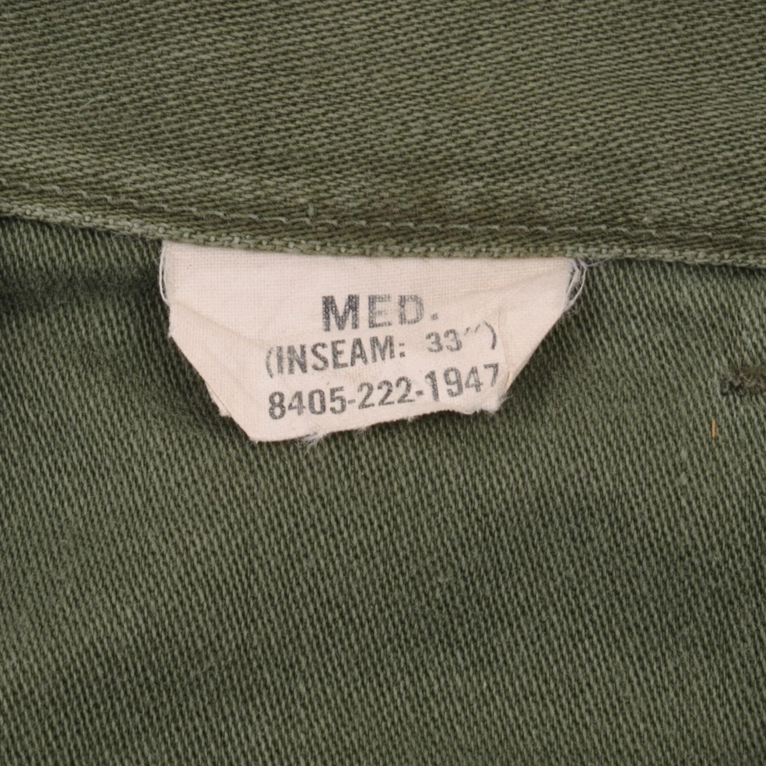 VINTAGE US ARMY UTILITY TROUSERS PANTS OG-107 SATEEN 1964 VIETNAM WAR MEDIUM(Vintage Us Army Utility Trousers Pants Type 1 1964 Vietnam War Medium) 4 VINTAGE US ARMY UTILITY TROUSERS PANTS OG-107 SATEEN 1964 VIETNAM WAR MEDIUM(Vintage Us Army Utility Trousers Pants Type 1 1964 Vietnam War Medium) - Image 4