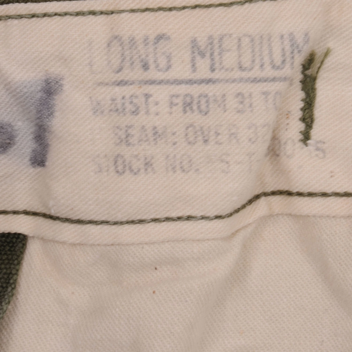 VINTAGE US ARMY FIELD TROUSERS PANTS M-1951 M51 1953 KOREAN WAR MEDIUM LONG(Vintage Us Army Field Trousers Pants M 1951 M51 1953 Korean War Size Medium Long) 5 VINTAGE US ARMY FIELD TROUSERS PANTS M-1951 M51 1953 KOREAN WAR MEDIUM LONG(Vintage Us Army Field Trousers Pants M 1951 M51 1953 Korean War Size Medium Long) - Image 5