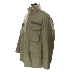 VINTAGE USAF AIR FORCE M65 FIELD JACKET 1978 PATCHED SIZE LARGE REGULAR(Vintage Usaf Air Force M65 Field Jacket 1978 Patched Size Large Regular)