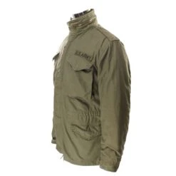 VINTAGE US ARMY M-1965 M65 1982 FIELD JACKET PATCHED SIZE SMALL REGULAR(Vintage Us Army M 1965 M65 1982 Field Jacket Patched Size Small Regular)