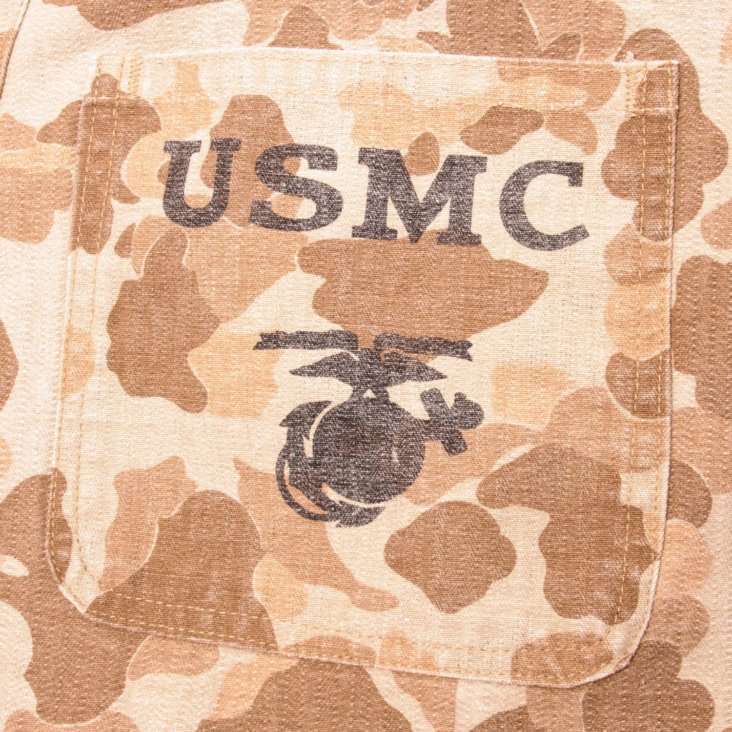 VINTAGE USMC HBT FROGSKIN REVERSIBLE CAMOUFLAGE UTILITY JACKET WW2 ERA SIZE XL(Vintage Usmc Frogskin Reversible Camouflage Utility Jacket Ww2 Era) 6 VINTAGE USMC HBT FROGSKIN REVERSIBLE CAMOUFLAGE UTILITY JACKET WW2 ERA SIZE XL(Vintage Usmc Frogskin Reversible Camouflage Utility Jacket Ww2 Era) - Image 6