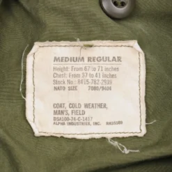VINTAGE US ARMY M-1965 M65 FIELD JACKET 1974 VIETNAM WAR SIZE MEDIUM REGULAR W LINER(Vintage Us Army M 1965 M65 Field Jacket 1974 Vietnam War Size Medium Regular W Liner) -Rare Gear USA Shop DSC 5745