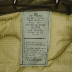 VINTAGE US ARMY M-1965 M65 FIELD JACKET 1987 SIZE LARGE LONG WITH LINER(Vintage Us Army M 1965 M65 Field Jacket 1987 Size Large Long With Liner) -Rare Gear USA Shop DSC 5799