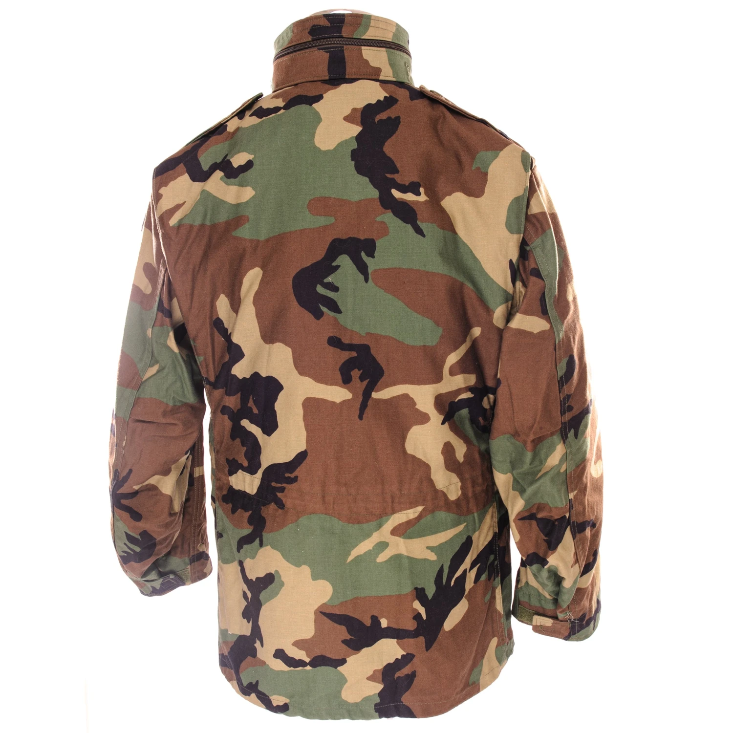 VINTAGE US ARMY M-1965 M65 WOODLAND CAMO FIELD JACKET 1999 SIZE MEDIUM REGULAR WITH PATCH.(Vintage Us Army M 1965 M65 Erdl Field Jacket 1996 Size Large Regular 1) 2 VINTAGE US ARMY M-1965 M65 WOODLAND CAMO FIELD JACKET 1999 SIZE MEDIUM REGULAR WITH PATCH.(Vintage Us Army M 1965 M65 Erdl Field Jacket 1996 Size Large Regular 1) - Image 2