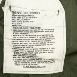 VINTAGE US ARMY FIELD TROUSERS PANTS M51 1951 KOREAN WAR SMALL REG NOS(Vintage Us Army Field Trousers Pants M51 1951 Korean War Small Reg Nos 1) -Rare Gear USA Shop DSC 5934