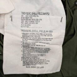 VINTAGE US ARMY FIELD TROUSERS PANTS M51 1952 KOREAN WAR LARGE REG NOS(Vintage Us Army Field Trousers Pants M51 1952 Korean War Large Reg W38 L30 Nos) -Rare Gear USA Shop DSC 5953