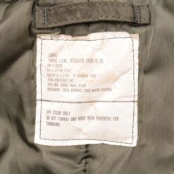 VINTAGE US ARMY PARKA E.C.W. FLIGHT JACKET N-2B N2B1985 SIZE LARGE(Copy Of Us Army Parka Flight Jacket N 2b 1982 Size Small) -Rare Gear USA Shop DSC 5975 1