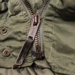 VINTAGE US ARMY PARKA E.C.W. FLIGHT JACKET N-2B N2B1985 SIZE LARGE(Copy Of Us Army Parka Flight Jacket N 2b 1982 Size Small) -Rare Gear USA Shop DSC 5976 1