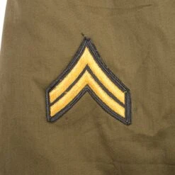 VINTAGE US ARMY TRENCH COAT WW2 ERA SIZE SMALL REGULAR PATCHED SIX ARMY(Vintage Us Army Trench Coat Ww2 Era Size Small Regular Patched) -Rare Gear USA Shop DSC 6022 1