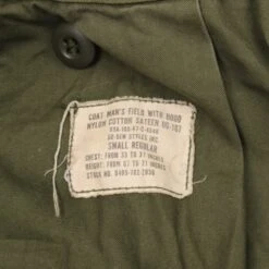 VINTAGE US ARMY M-1965 M65 FIELD JACKET 1967 VIETNAM WAR SIZE SMALL REGULAR(Vintage Us Army M 1965 M65 Field Jacket 1967 Vietnam War Size Small Regular 1) -Rare Gear USA Shop DSC 6040