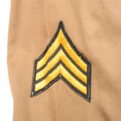 VINTAGE US ARMY COTTON SHIRT M-37 M37 KHAKI WW2 ERA PATCHED(Copy Of Vintage Us Army Cotton Shirt M 37 M37 Khaki Ww2 Era Shaef Patch) -Rare Gear USA Shop DSC 6042 1