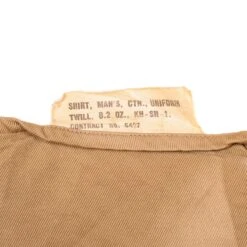 VINTAGE US ARMY COTTON SHIRT M-37 M37 KHAKI WW2 ERA PATCHED(Copy Of Vintage Us Army Cotton Shirt M 37 M37 Khaki Ww2 Era Shaef Patch) -Rare Gear USA Shop DSC 6045 1