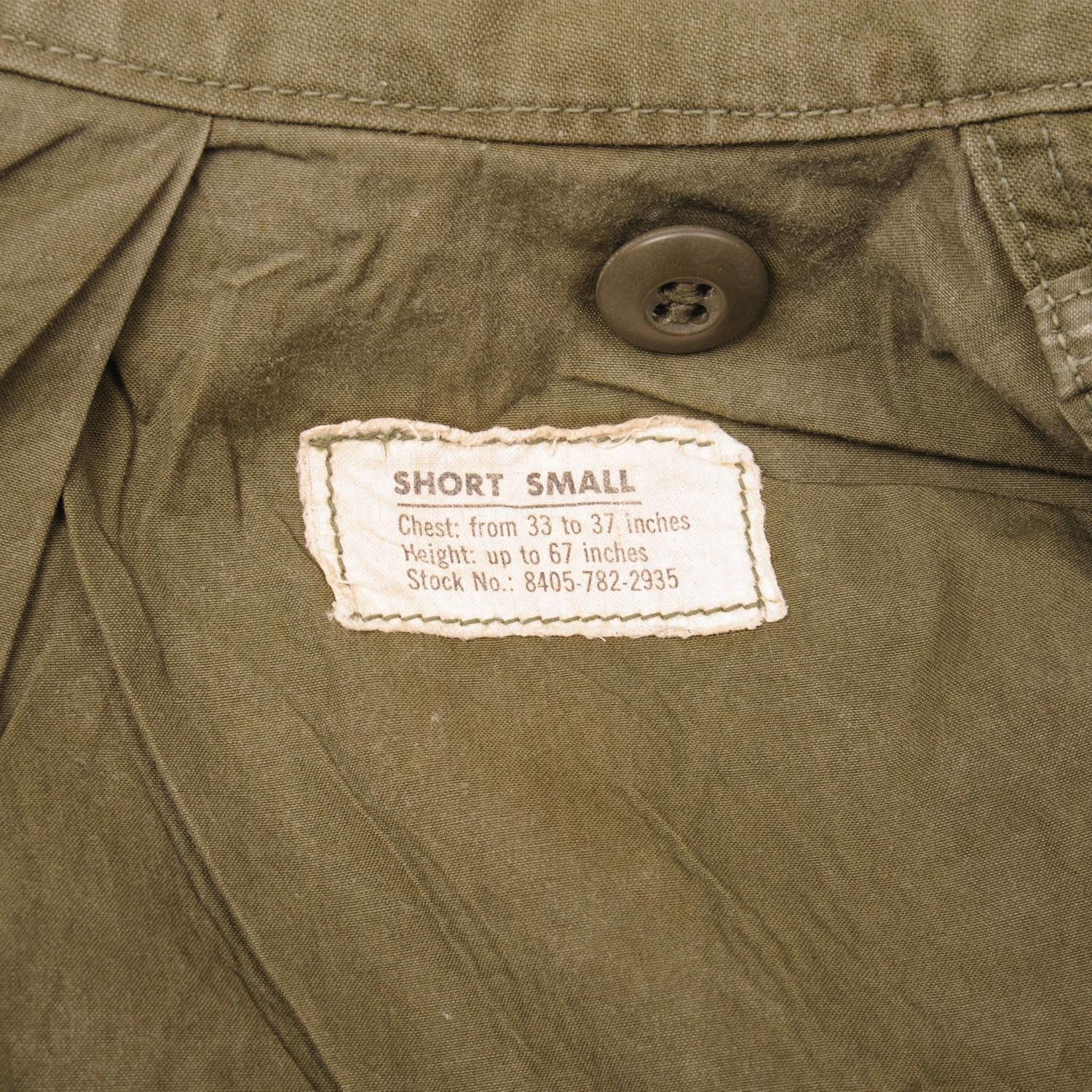 VINTAGE US ARMY M-1965 M65 FIELD JACKET 1966 VIETNAM WAR SIZE SMALL SHORT 1s Pattern(Vintage Us Army M 1965 M65 Field Jacket 1966 Size Small Short) 4 VINTAGE US ARMY M-1965 M65 FIELD JACKET 1966 VIETNAM WAR SIZE SMALL SHORT 1s Pattern(Vintage Us Army M 1965 M65 Field Jacket 1966 Size Small Short) - Image 4