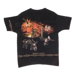 VINTAGE ALL OVER PRINT POW-MIA ROLLING THUNDER TEE SHIRT 2000 LARGE(Vintage All Over Print Pow Mia Rolling Thunder Tee Shirt 2000 Size Large) -Rare Gear USA Shop DSC 6152