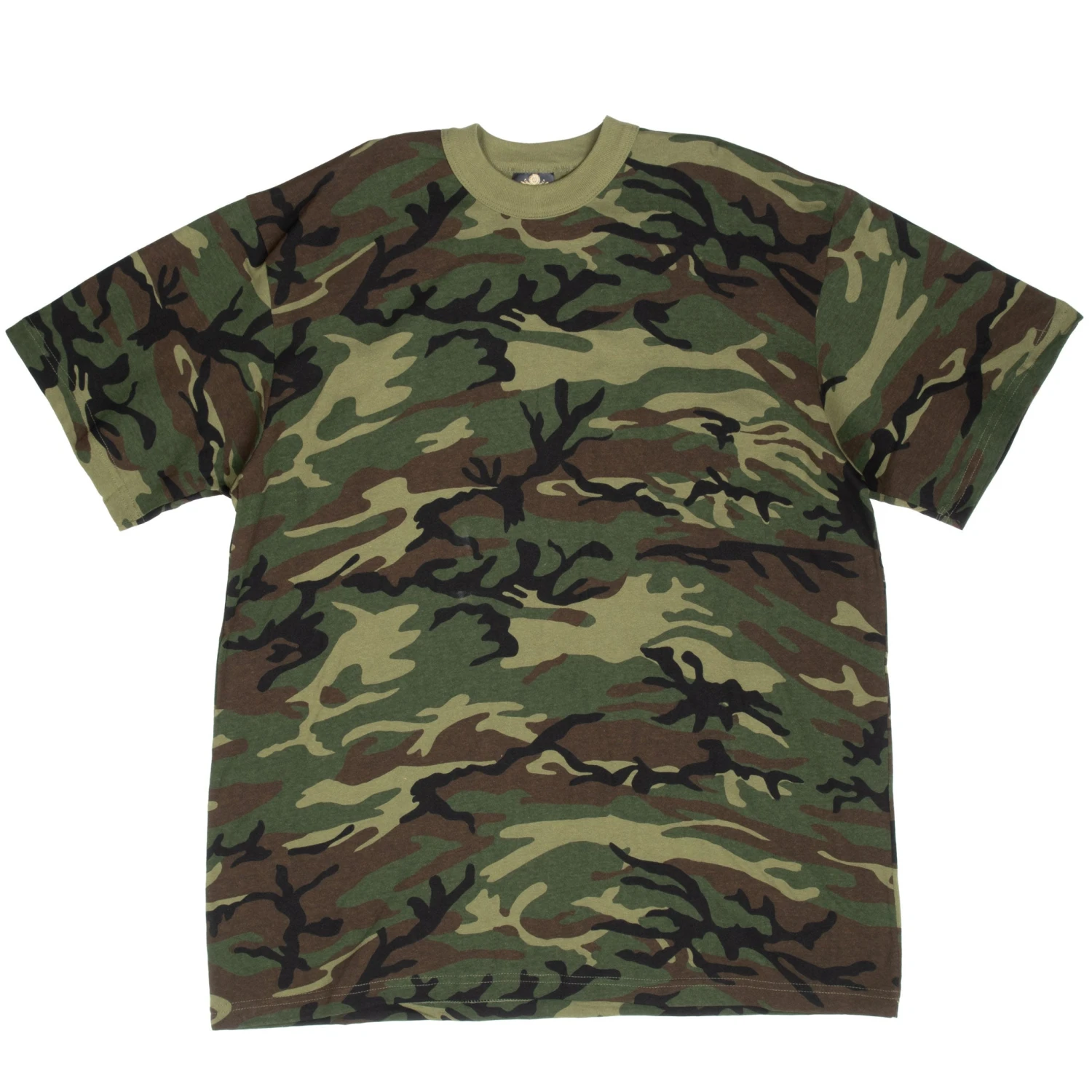 VINTAGE US ARMY WOODLAND CAMO ERDL TEE SHIRT 1990S 2XL MADE IN USA DEADSTOCK(Vintage Us Army Woodland Camo Erdl Tee Shirt 1990s 2xl Made In Usa Deadstock) 2 VINTAGE US ARMY WOODLAND CAMO ERDL TEE SHIRT 1990S 2XL MADE IN USA DEADSTOCK(Vintage Us Army Woodland Camo Erdl Tee Shirt 1990s 2xl Made In Usa Deadstock) - Image 2