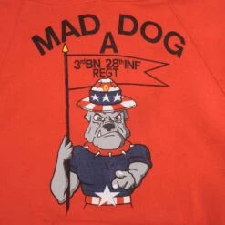 VINTAGE US ARMY MAD DOG A 3RD BN 28TH INF SWEATSHIRT HOODIE 1990S SIZE MEDIUM(Vintage Us Army Mad Dog A 3rd Bn 28th Inf Sweatshirt Hoodie 1990s Size Medium) -Rare Gear USA Shop DSC 6258 e9b869ce f257 474f 8a8e b0adc30a9606
