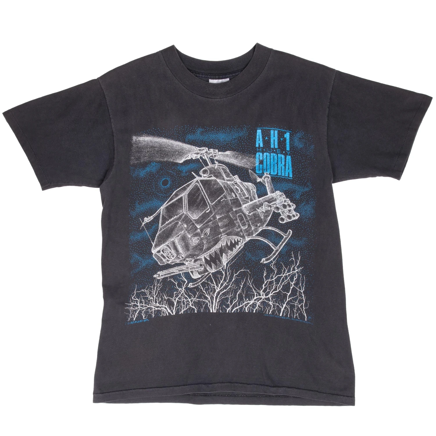 VINTAGE AH1 HUEY COBRA HELICOPTER TEE SHIRT 1990S MEDIUM MADE IN USA(Vintage Ah1 Huey Cobra Helicopter Tee Shirt 1990s Medium Made In Usa) 2 VINTAGE AH1 HUEY COBRA HELICOPTER TEE SHIRT 1990S MEDIUM MADE IN USA(Vintage Ah1 Huey Cobra Helicopter Tee Shirt 1990s Medium Made In Usa) - Image 2