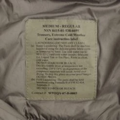 VINTAGE US ARMY GEN 3 ECWCS EXTREME COLD WEATHER PANTS TROUSERS 2007 MEDIUM REGULAR(Vintage Us Army Extreme Cold Weather Pants Trousers Size Medium Regular) -Rare Gear USA Shop DSC 6324 2