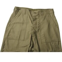 VINTAGE US ARMY UTILITY OG-107 SATEEN TROUSERS PANTS 1972 VIETNAM WAR SIZE W32 L29(Vintage Us Army Utility Trousers Pants 1972 Vietnam War Size W32 L29) -Rare Gear USA Shop DSC 6331 1