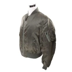 VINTAGE USAF US AIR FORCE FLIGHT JACKET MA-1 MA1 1960S VIETAM WAR SIZE LARGE(Vintage Usaf Us Air Force Flight Jacket Ma 1 Ma1 1960s Size Large)