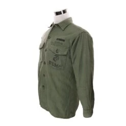 VINTAGE USMC US MARINE CORPS UTILITY SHIRT P-64P64 1968 VIETNAM WAR(Vintage Usmc Us Marine Corps Utility Shirt P 64 P64 1968 Vietnam War)