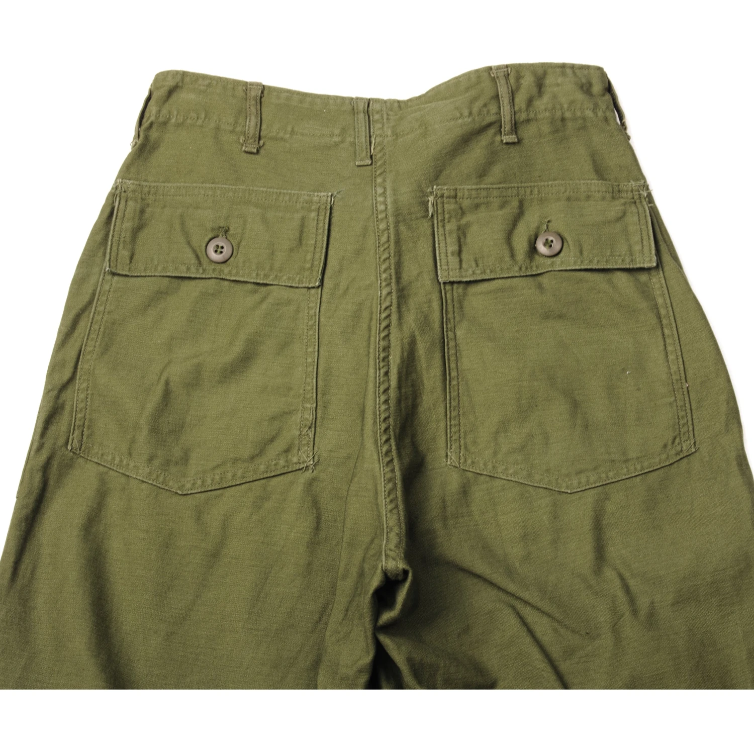 VINTAGE US ARMY UTILITY OG-107 SATEEN TROUSERS PANTS 1966 VIETNAM WAR SIZE W28 L32(Vintage Us Army Utility Trousers Pants 1966 Vietnam War Size W28 L32) 7 VINTAGE US ARMY UTILITY OG-107 SATEEN TROUSERS PANTS 1966 VIETNAM WAR SIZE W28 L32(Vintage Us Army Utility Trousers Pants 1966 Vietnam War Size W28 L32) - Image 7