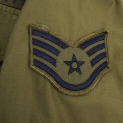 VINTAGE USAF AIR FORCE PATCHED M65 FIELD JACKET VIETNAM WAR 1975 SIZE SMALL LONG(Vintage Usaf Air Force Patched M65 Field Jacket Vietnam War 1975 Size Small Long) -Rare Gear USA Shop DSC 6376