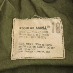 VINTAGE US ARMY M65 FIELD JACKET 1968 VIETNAM WAR SIZE SMALL REGULAR(Vintage Us Army M65 Field Jacket 1968 Vietnam War Size Small Regular) -Rare Gear USA Shop DSC 6401