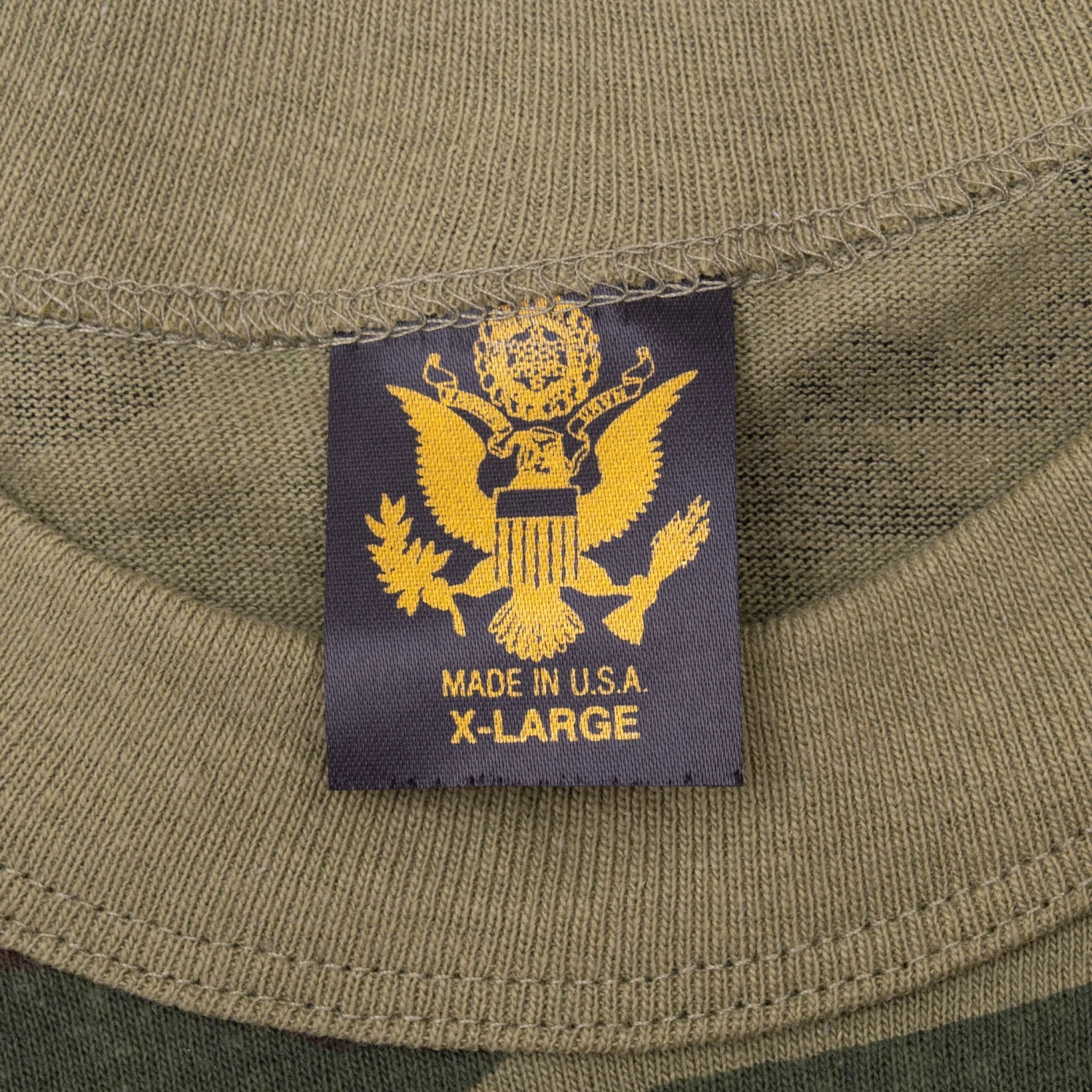 VINTAGE US ARMY WOODLAND CAMO ERDL TEE SHIRT 1990S XL MADE IN USA DEADSTOCK(Vintage Us Army Woodland Camo Erdl Tee Shirt 1990s Xl Made In Usa Deadstock) 4 VINTAGE US ARMY WOODLAND CAMO ERDL TEE SHIRT 1990S XL MADE IN USA DEADSTOCK(Vintage Us Army Woodland Camo Erdl Tee Shirt 1990s Xl Made In Usa Deadstock) - Image 4