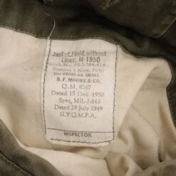 VINTAGE US ARMY M50 FIELD JACKET 1950 KOREAN WAR SIZE SMALL REGULAR(Vintage Us Army M50 Field Jacket 1950 Korean War Size Small Regular) 13 VINTAGE US ARMY M50 FIELD JACKET 1950 KOREAN WAR SIZE SMALL REGULAR(Vintage Us Army M50 Field Jacket 1950 Korean War Size Small Regular) -Rare Gear USA Shop DSC 6440
